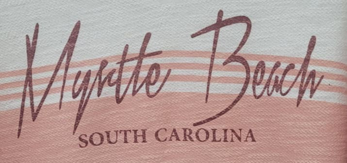 Baja Hoodie 3 Tones Blush Screen Print Front ,Myrtle Beach