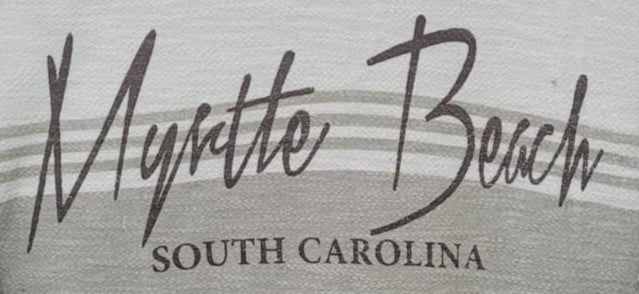 Baja Hoodie 3 Tones Purple Screen Print Front ,Myrtle Beach