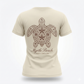 Cream Printed T-Shirt Myrtle Beach ,Turtle