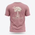 Dusty Pink Printed T-Shirt Myrtle Beach ,Palm