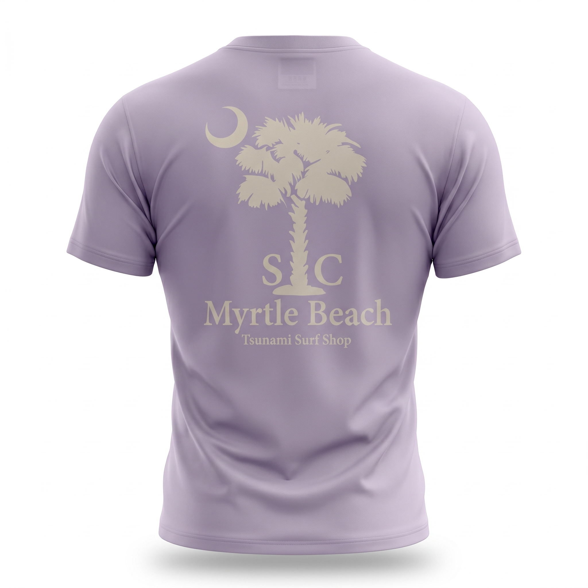 Lavender Printed T-Shirt Myrtle Beach ,Palm