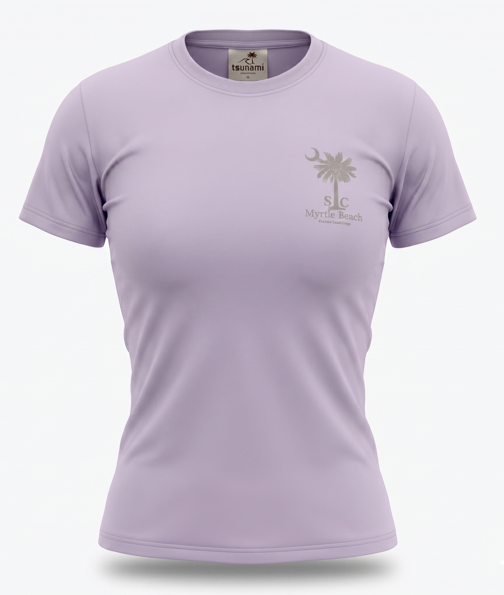 Lavender Printed T-Shirt Myrtle Beach ,Palm