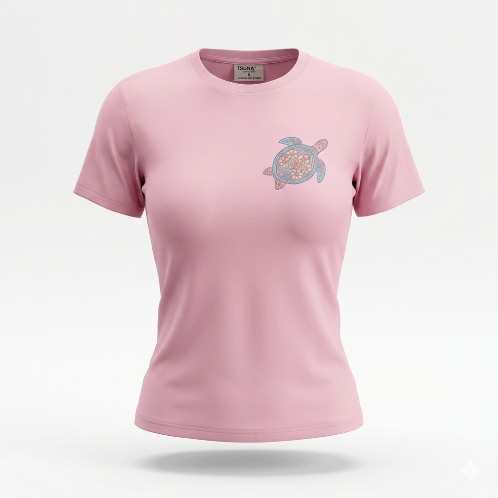 Light Pink Printed T-Shirt Myrtle Beach , Turtle