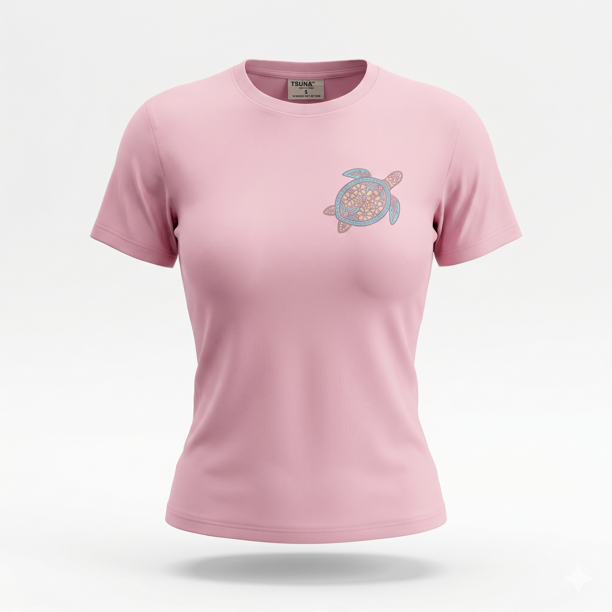 Light Pink Printed T-Shirt Myrtle Beach , Turtle