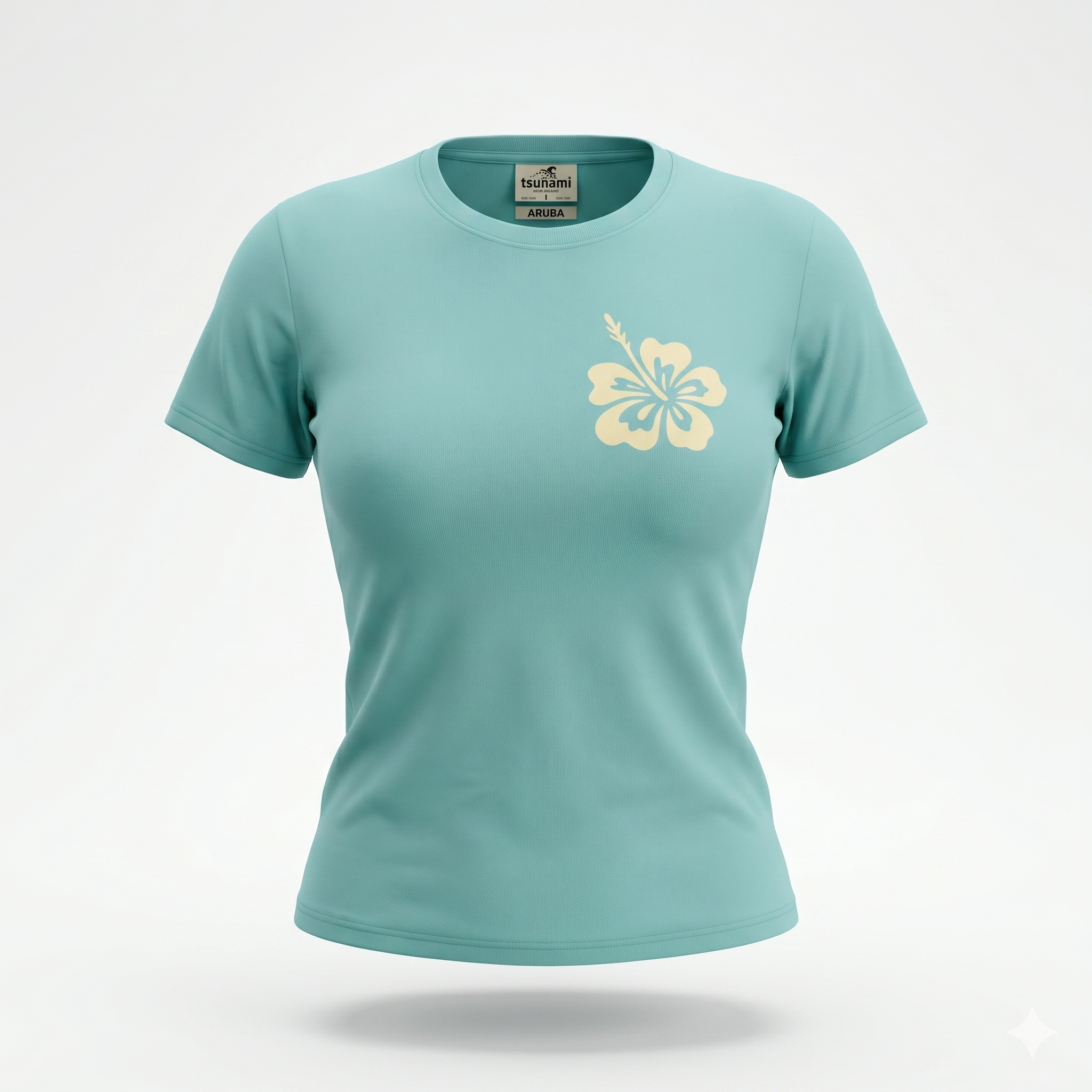 Sage Printed T-Shirt Myrtle Beach , Hibiscuss