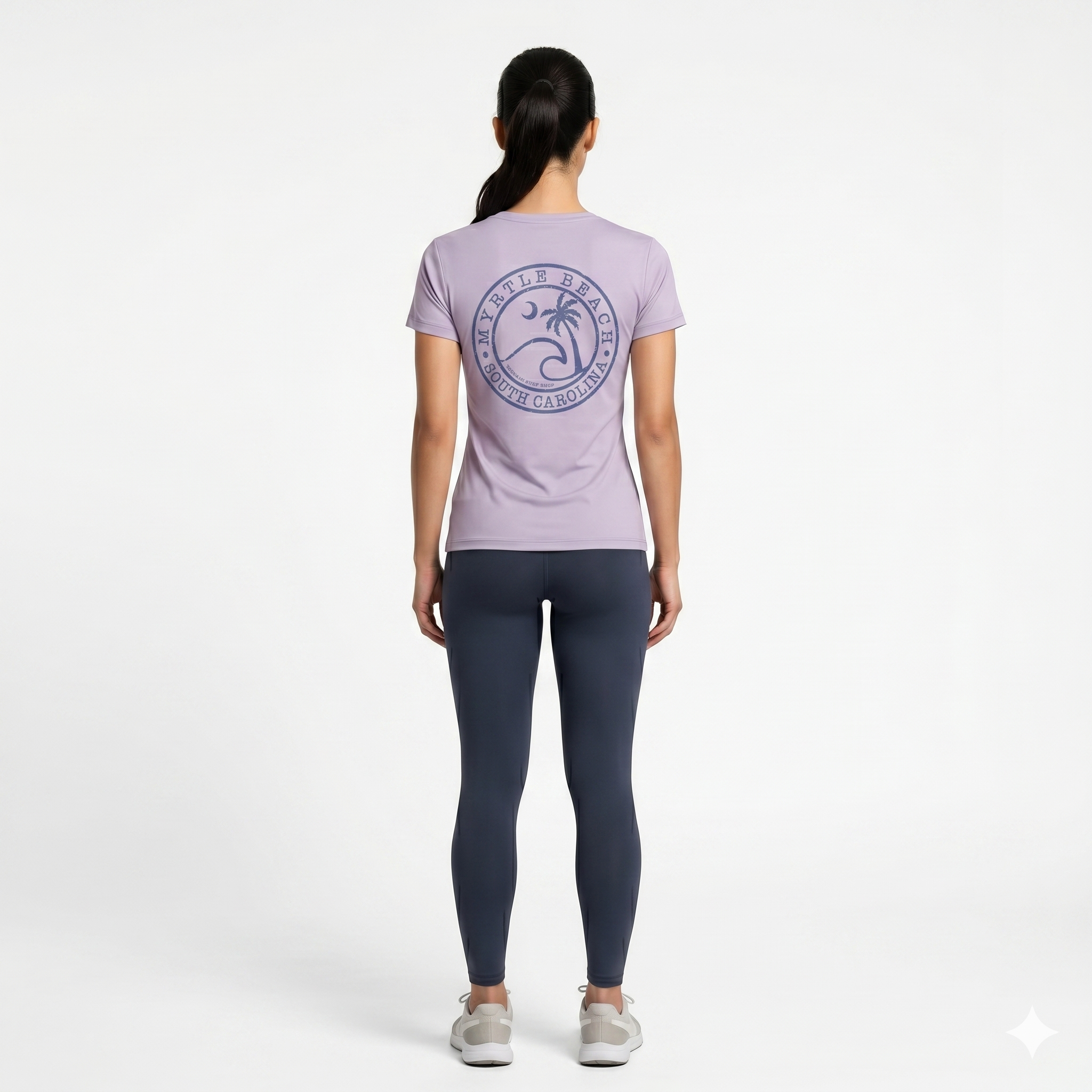 Lavender Printed T-Shirt Myrtle Beach ,Wave