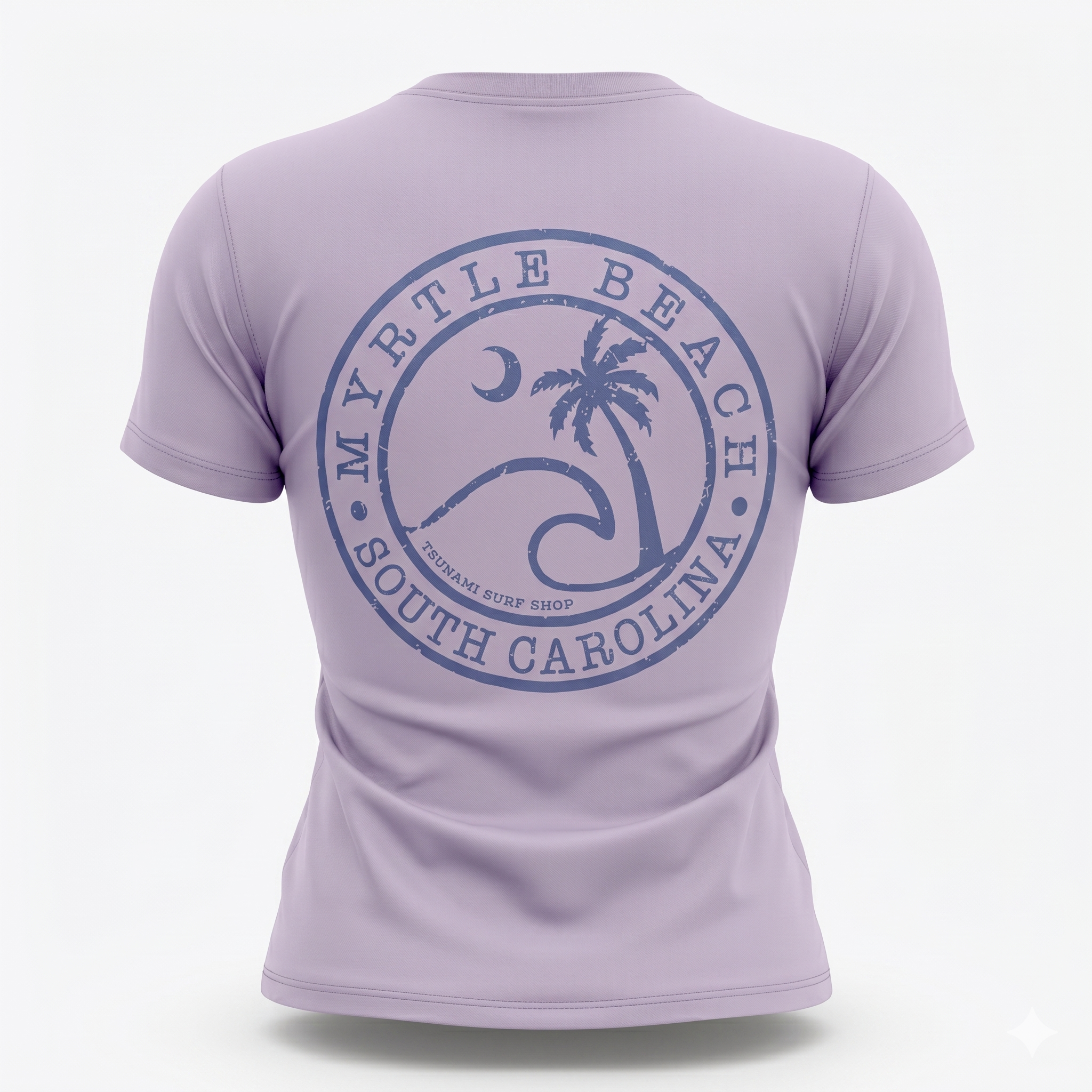 Lavender Printed T-Shirt Myrtle Beach ,Wave
