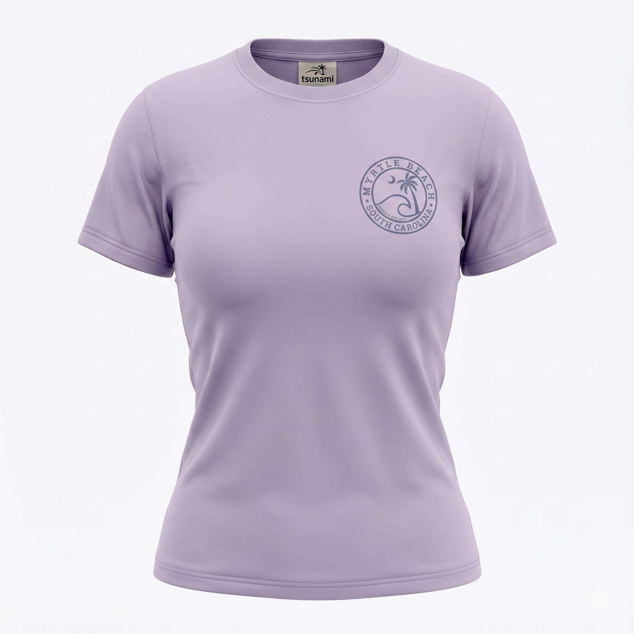 Lavender Printed T-Shirt Myrtle Beach ,Wave