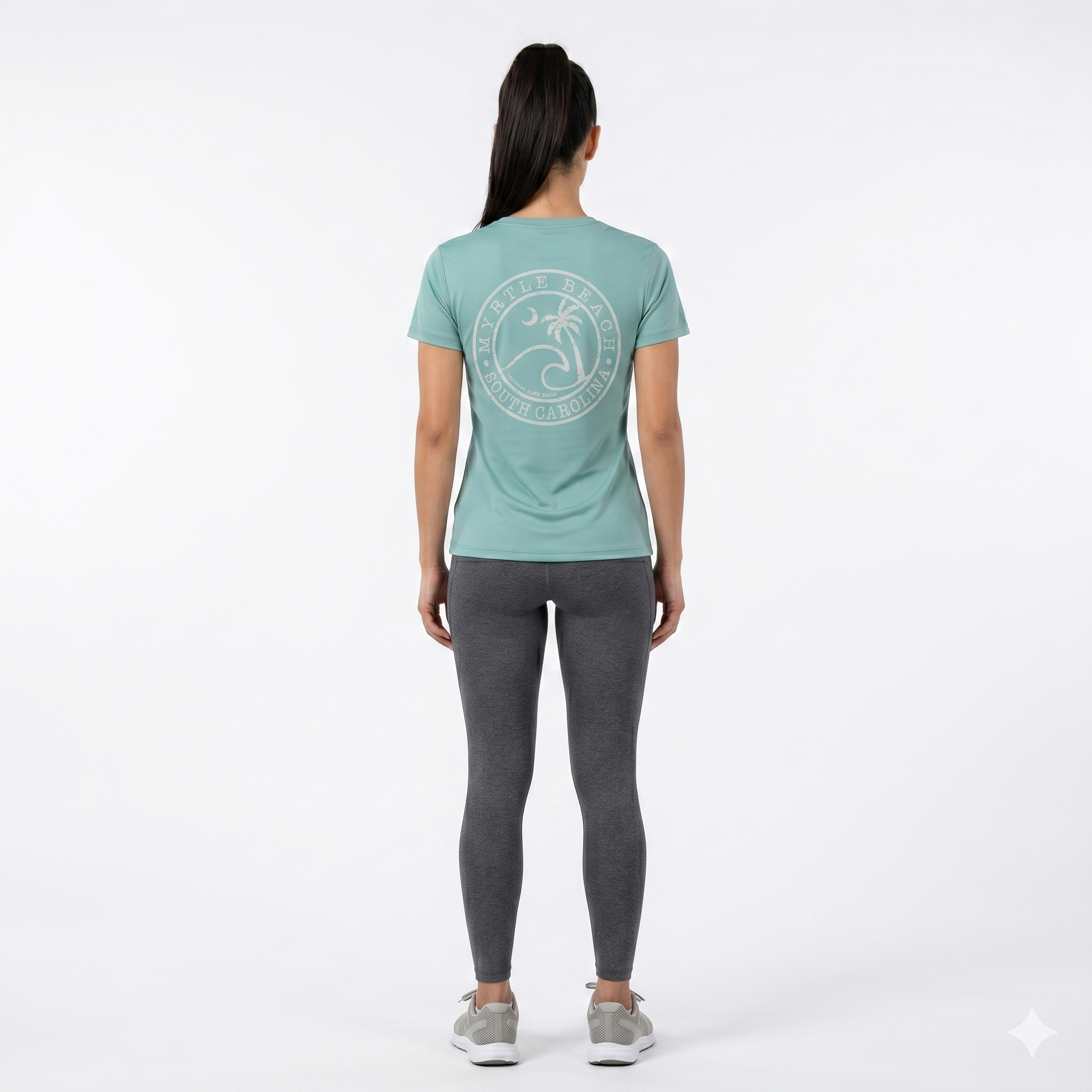 Sage Printed T-Shirt Myrtle Beach ,Wave