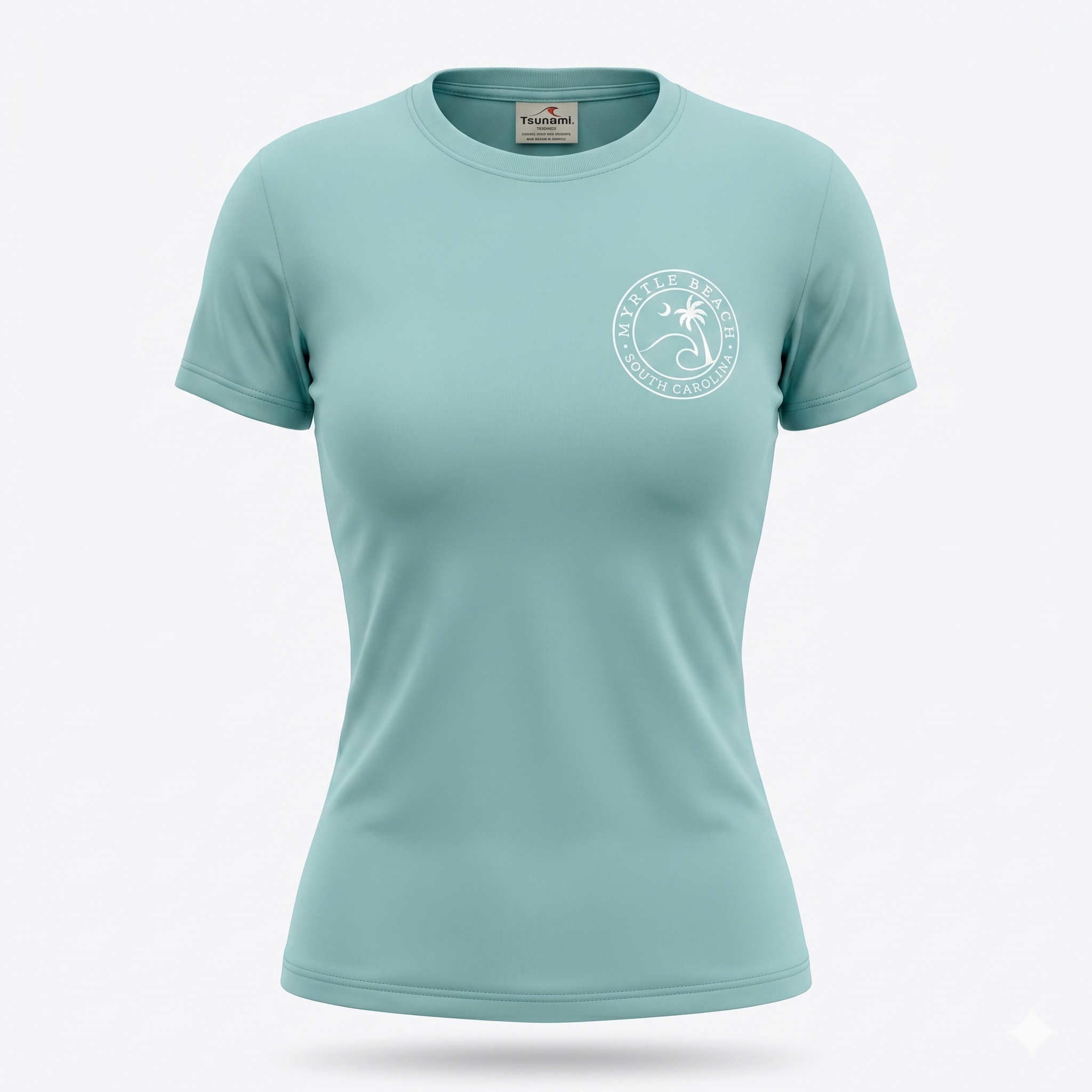 Sage Printed T-Shirt Myrtle Beach ,Wave