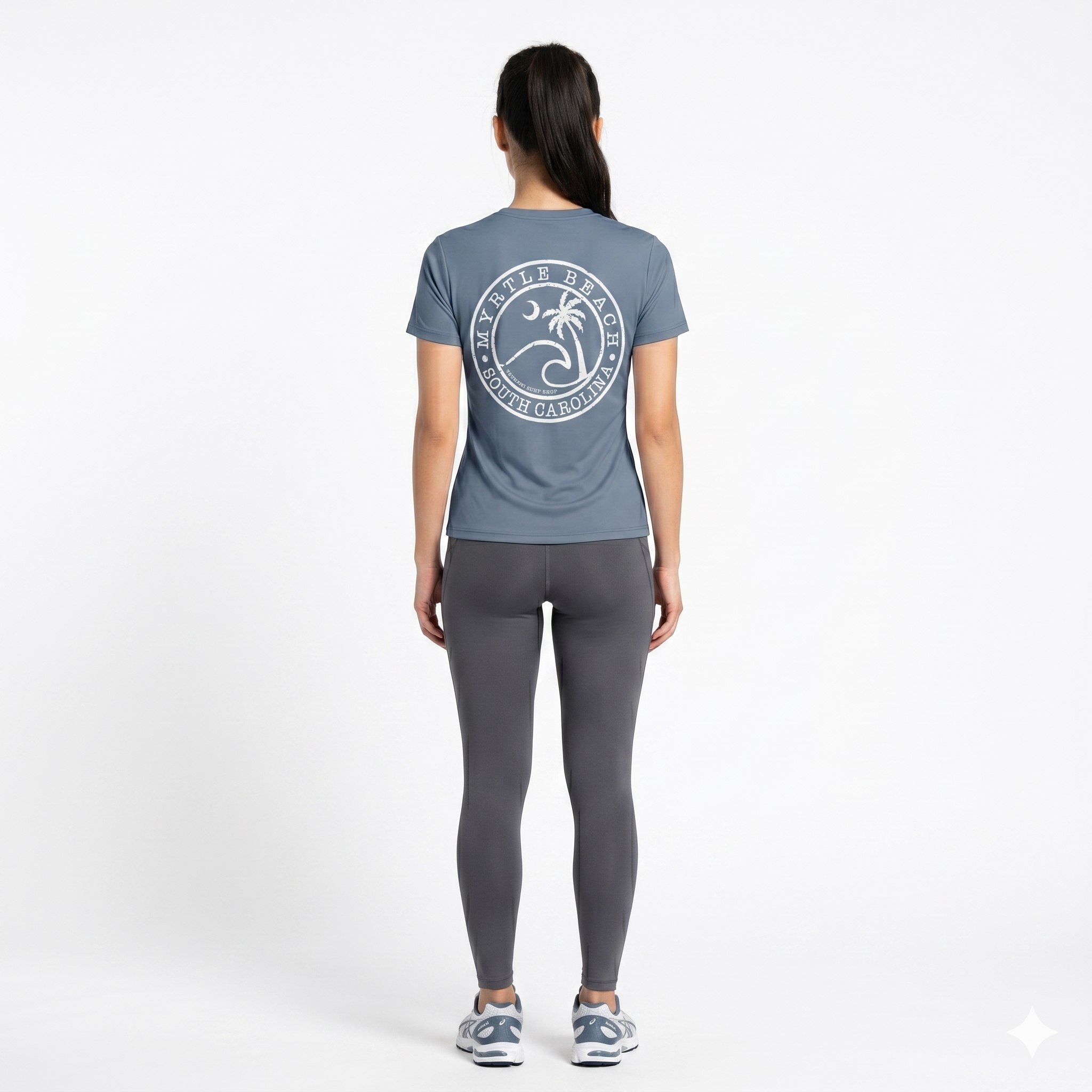 Slate Printed T-Shirt Myrtle Beach ,Wave