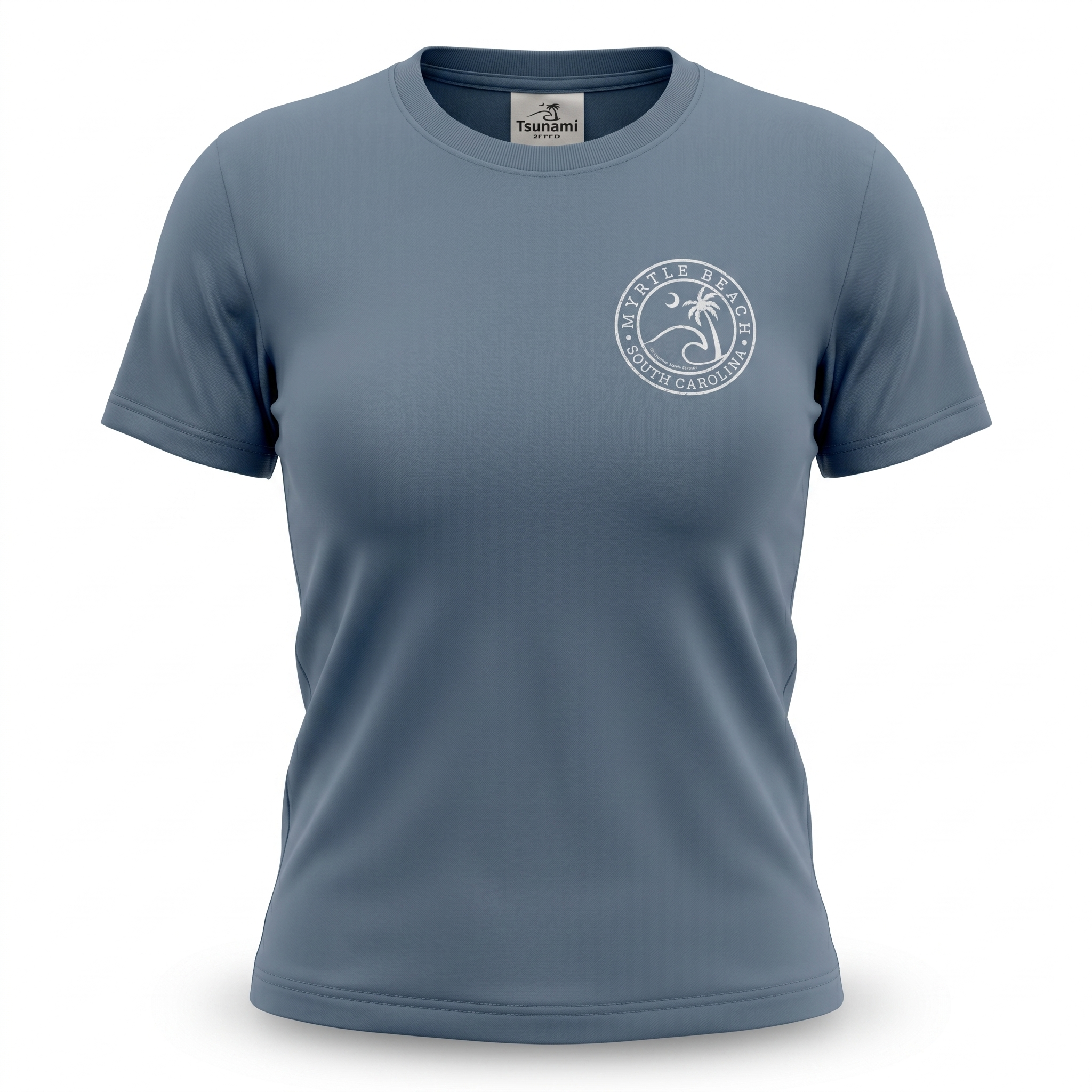 Slate Printed T-Shirt Myrtle Beach ,Wave