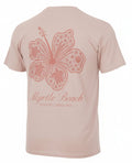 Blush Pink Printed T-Shirt Myrtle Beach ,Flower