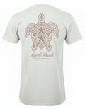Cream Printed T-Shirt Myrtle Beach ,Turtle