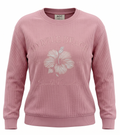 Rose Pink Corduroy Crewneck Sweatshirt Embroidery Front ,Myrtle Beach