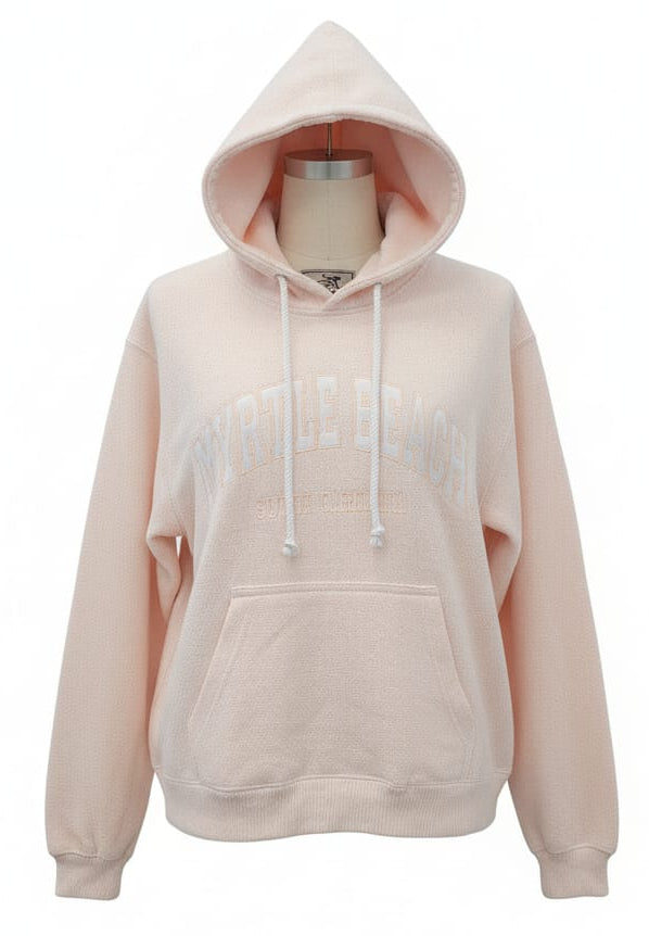 Ice Apricot Embroidery Nantucket Hoodie Sweatshirt