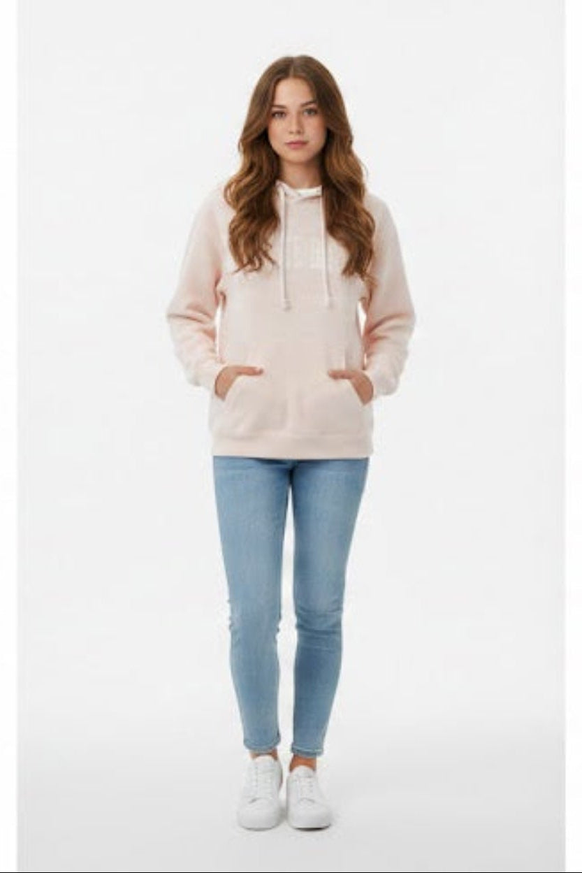 Ice Apricot Embroidery Nantucket Hoodie Sweatshirt