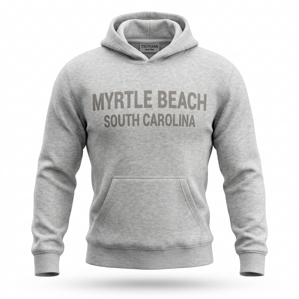 Hash Pullover Hoodie SweatShirt High Densitty Print Front ,Myrtle Beach