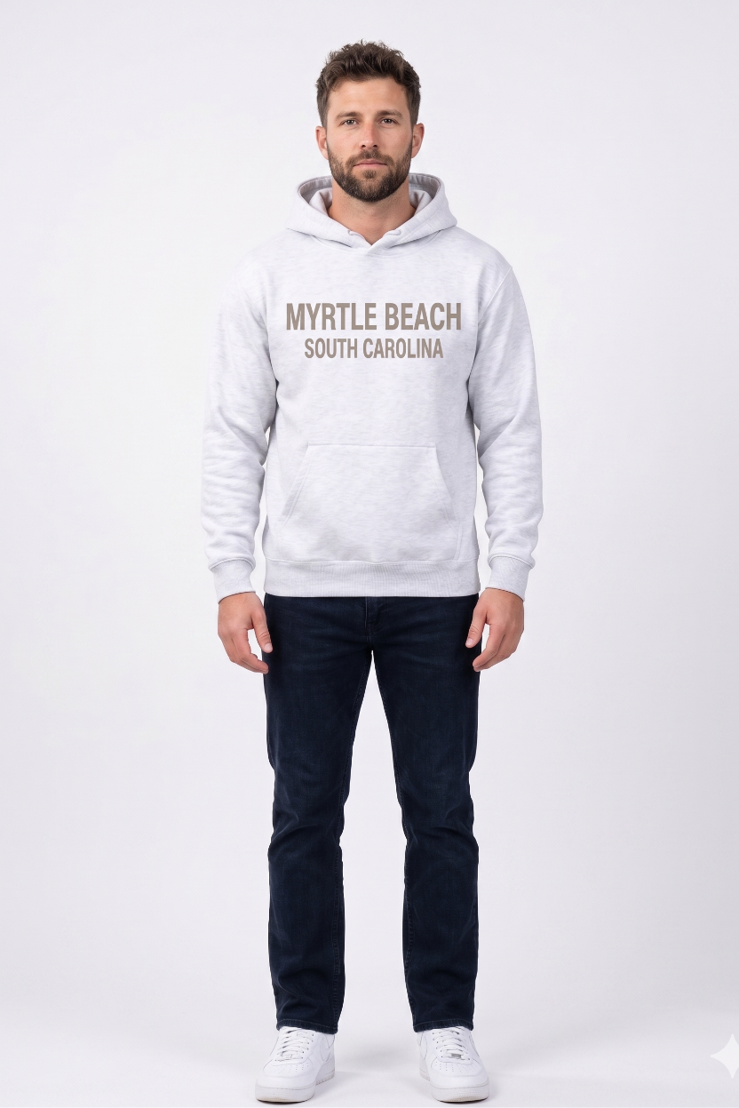 Hash Pullover Hoodie SweatShirt High Densitty Print Front ,Myrtle Beach