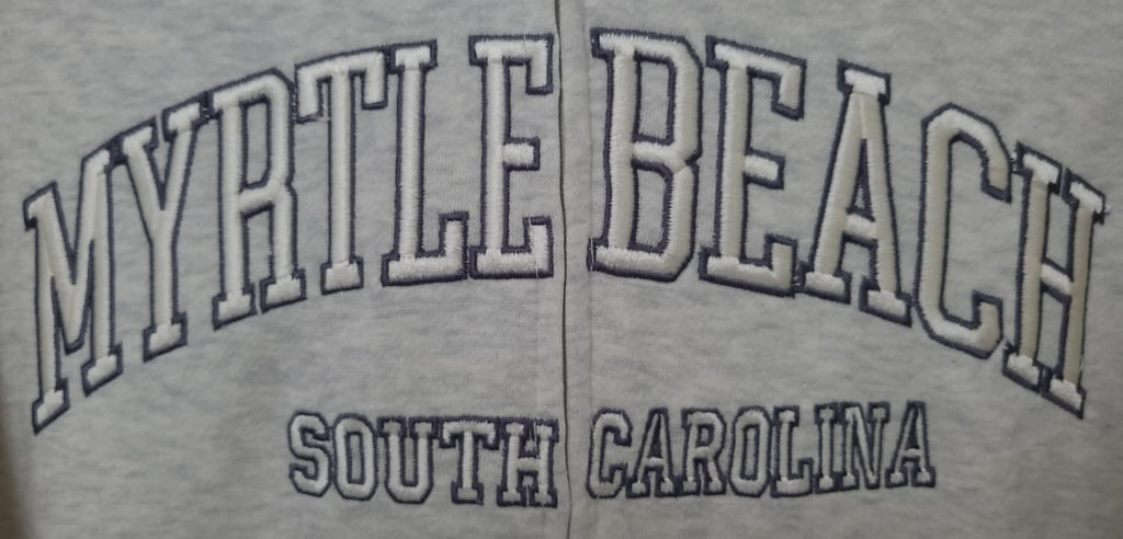 Ash Premium Full Zipper Embroidery Front ,Myrtle Beach