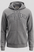 Dark Grey Premium Full Zipper Embroidery Front ,Myrtle Beach