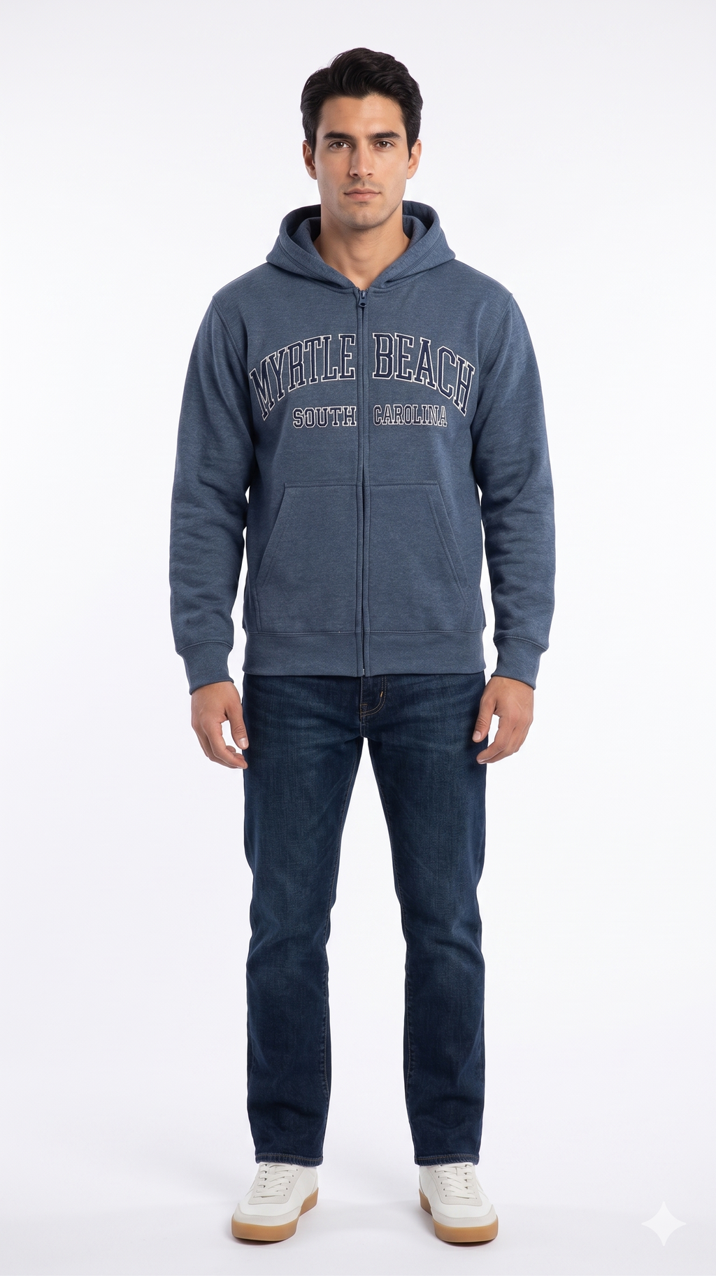 Slate Premium Full Zipper Embroidery Front ,Myrtle Beach