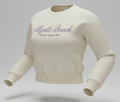 Sand Scuba Crewneck Crop Top SP Front ,Myrtle Beach