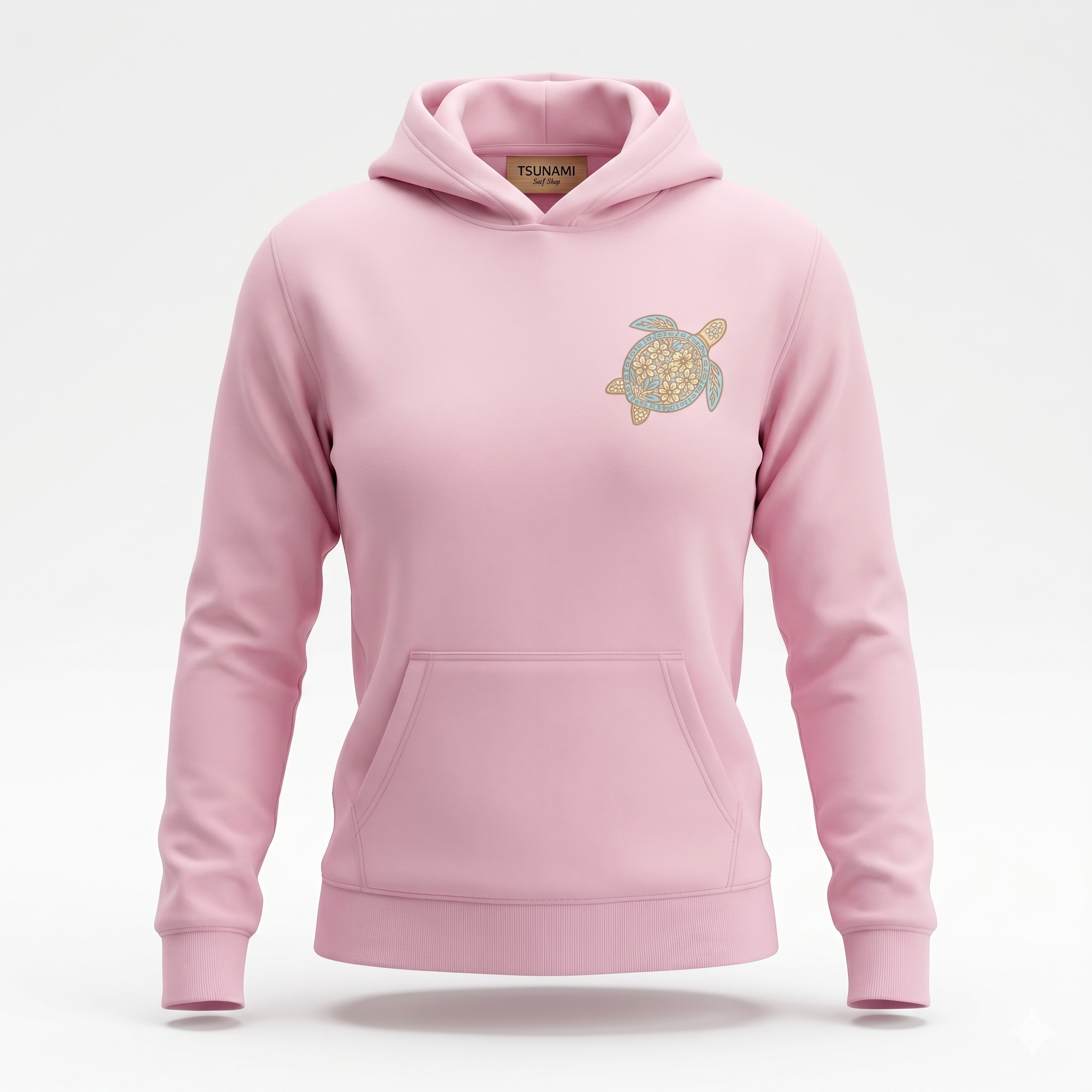 Light Pink Hoodie Sweatshirt Screen Print FB Multi Color ,Myrtle Beach