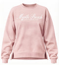 Blush Scuba Crewneck High Low W/Split SP Front ,Myrtle Beach