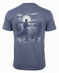 Heather Blue Printed T-Shirt Myrtle Beach , Hunting