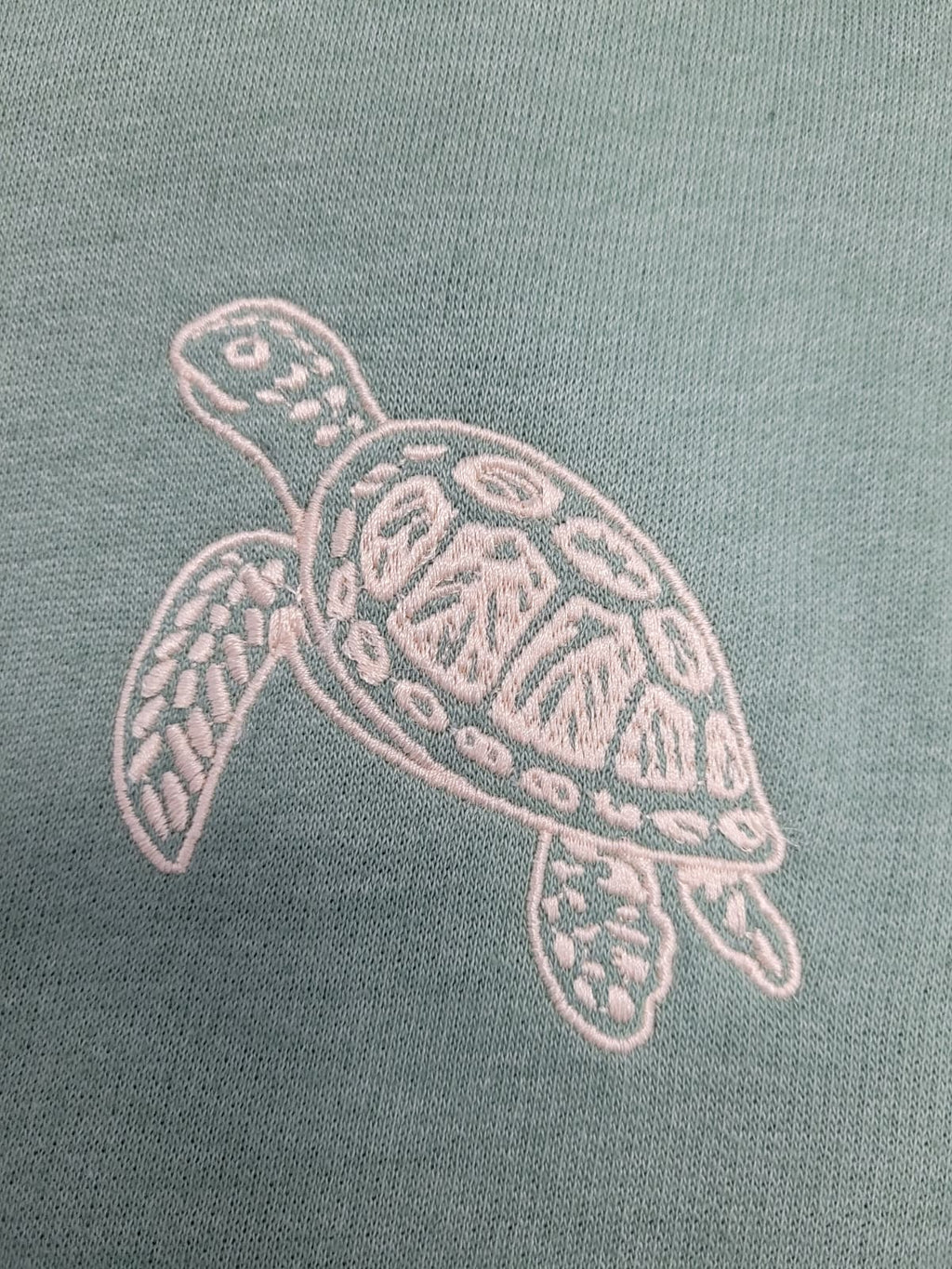 Olive Embroidery Pullover Hoodie Full Back Myrtle Beach ,Turtle