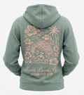 Olive Embroidery Pullover Hoodie Full Back Myrtle Beach ,Turtle