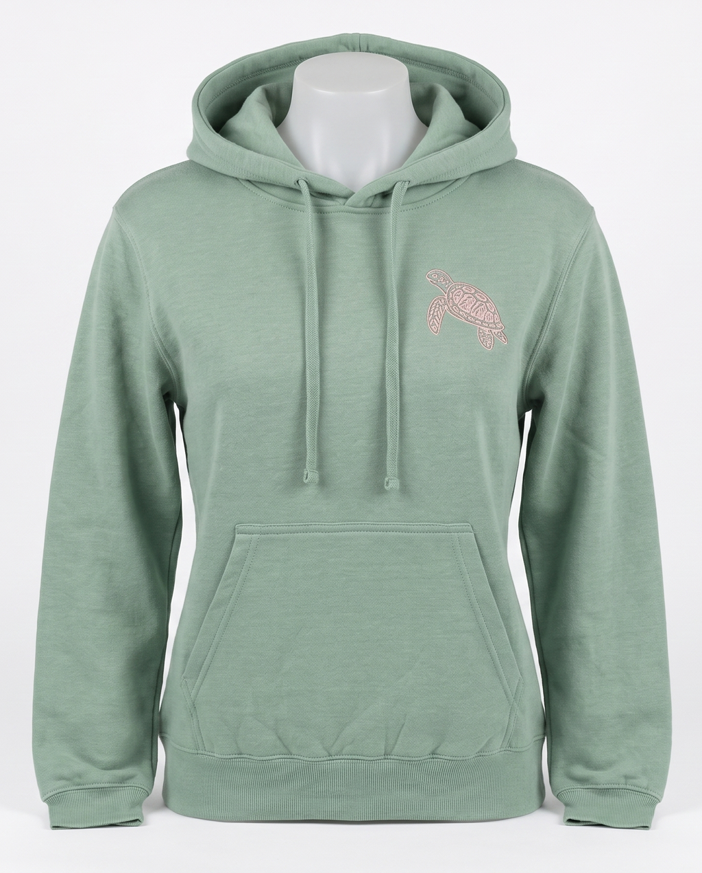 Olive Embroidery Pullover Hoodie Full Back Myrtle Beach ,Turtle
