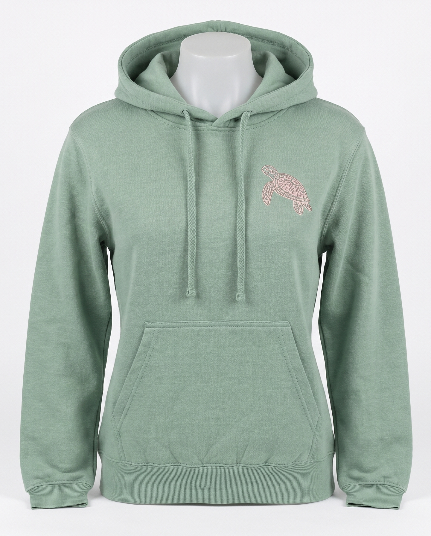 Olive Embroidery Pullover Hoodie Full Back Myrtle Beach ,Turtle