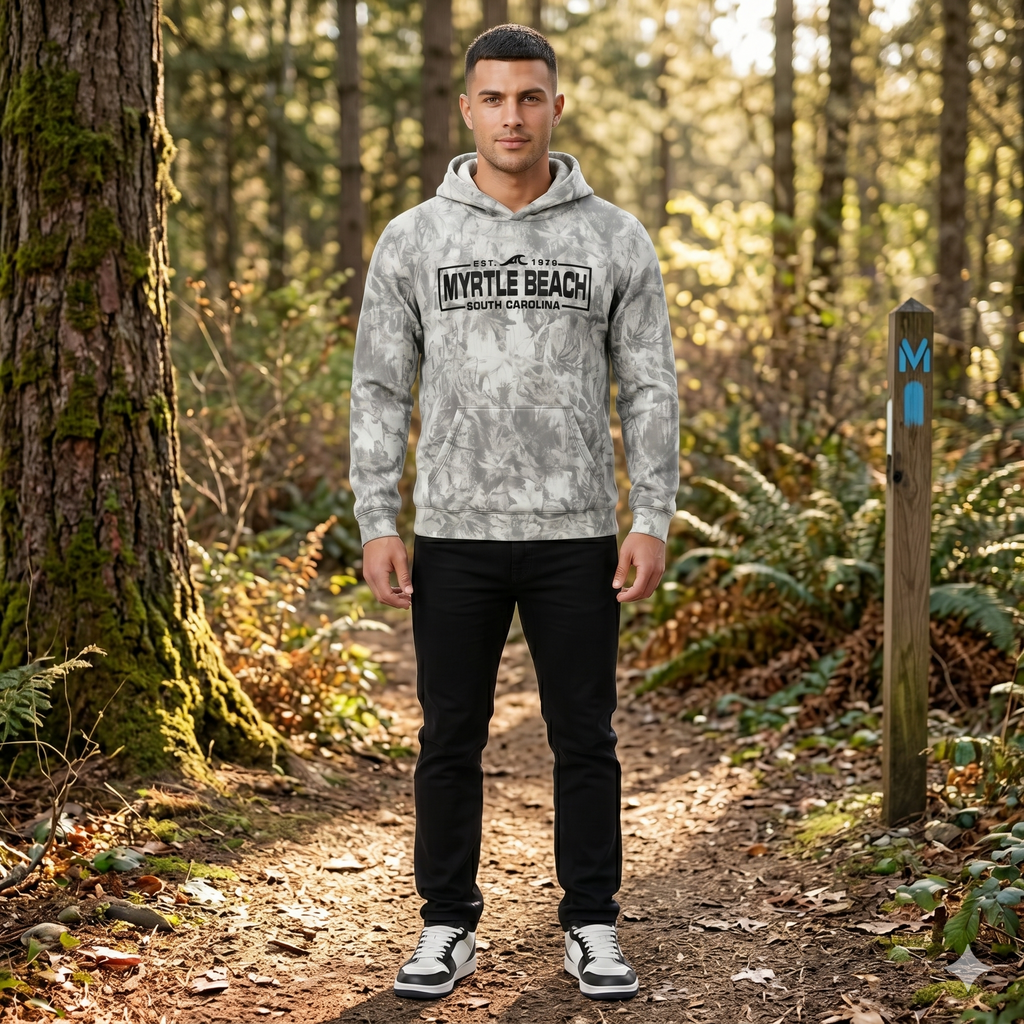 Momentum Alpine Camo Hoodie Front Print, Myrtle Beach-Camo