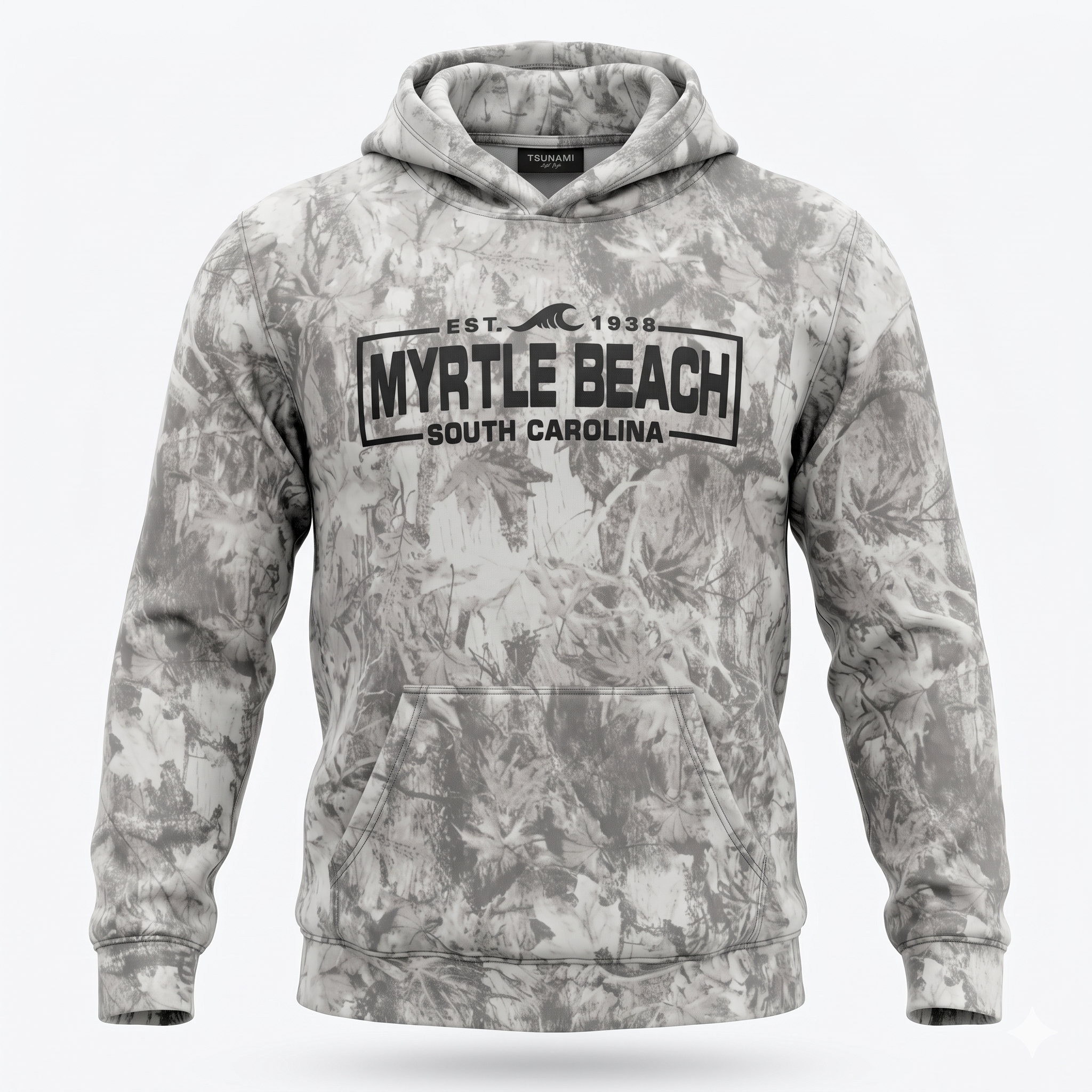 Momentum Alpine Camo Hoodie Front Print, Myrtle Beach-Camo