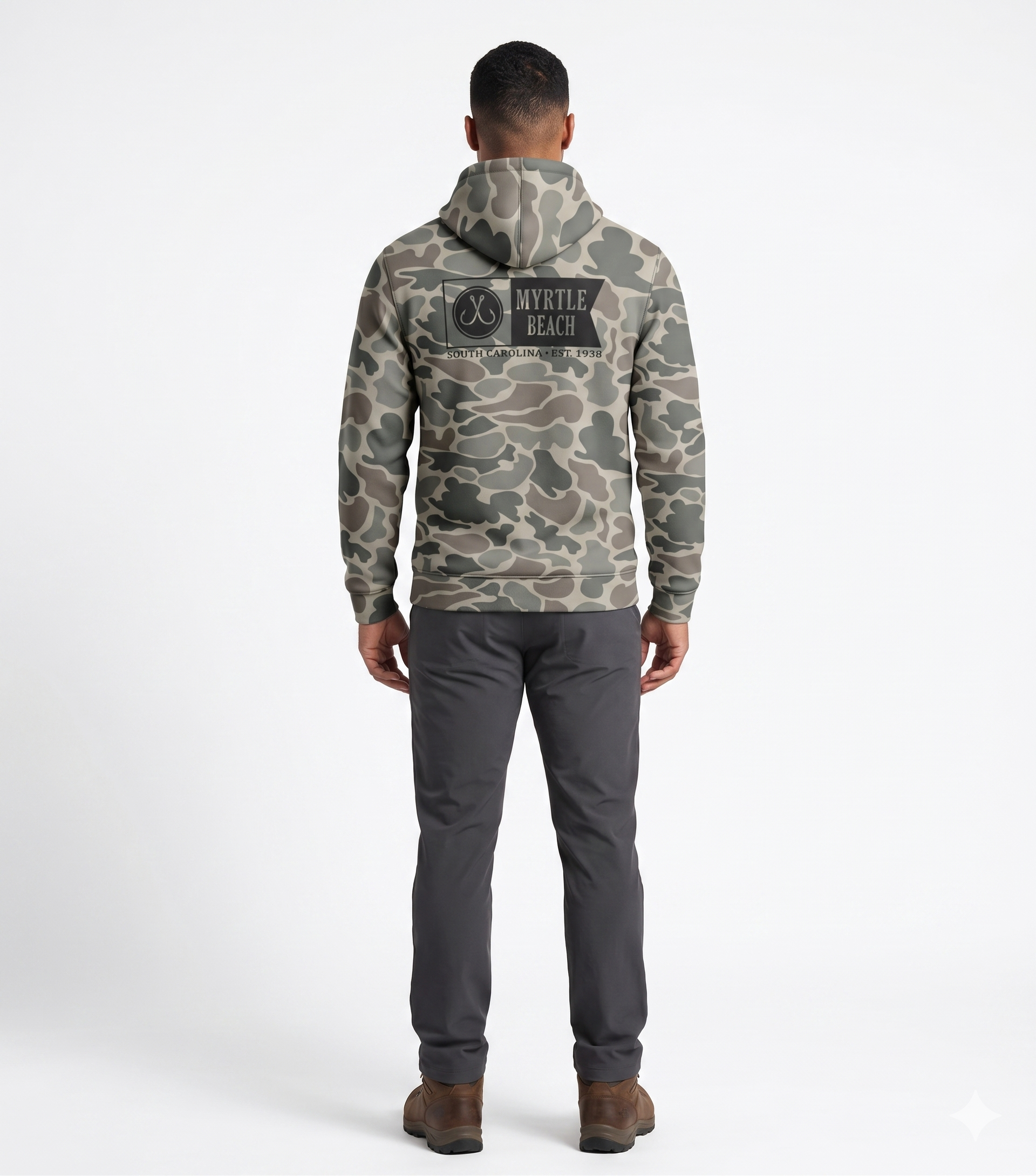 Momentum Desert Camo Hoodie FB Print, Myrtle Beach-Camo