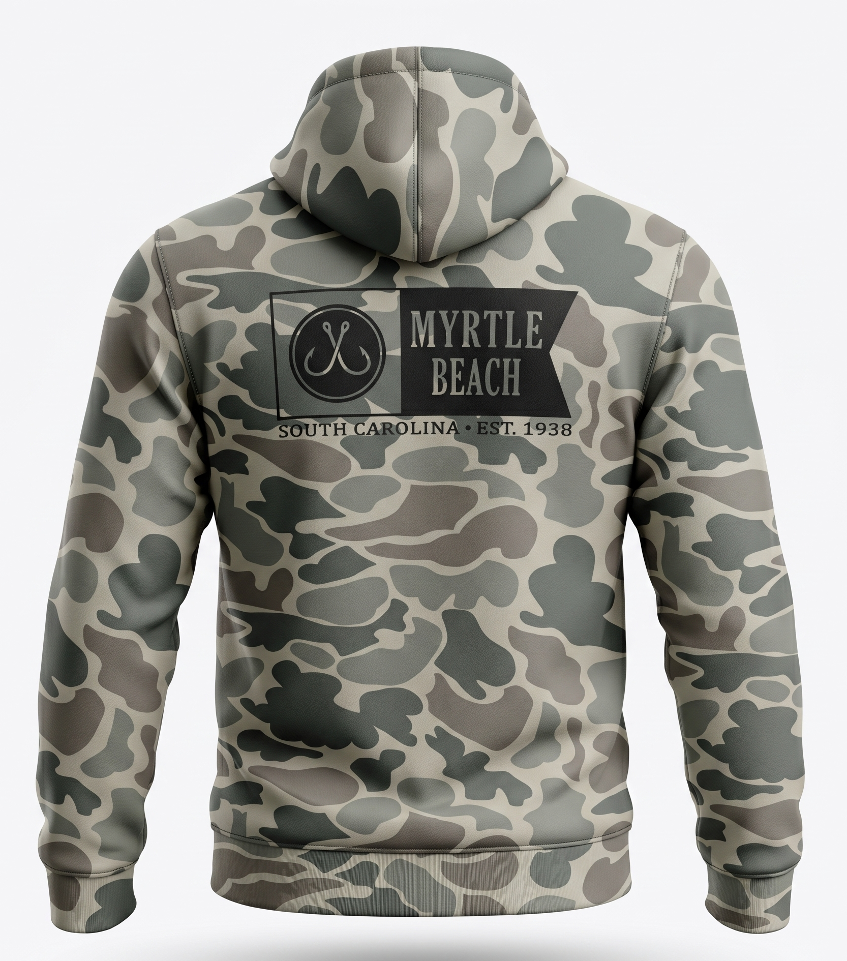 Momentum Desert Camo Hoodie FB Print, Myrtle Beach-Camo