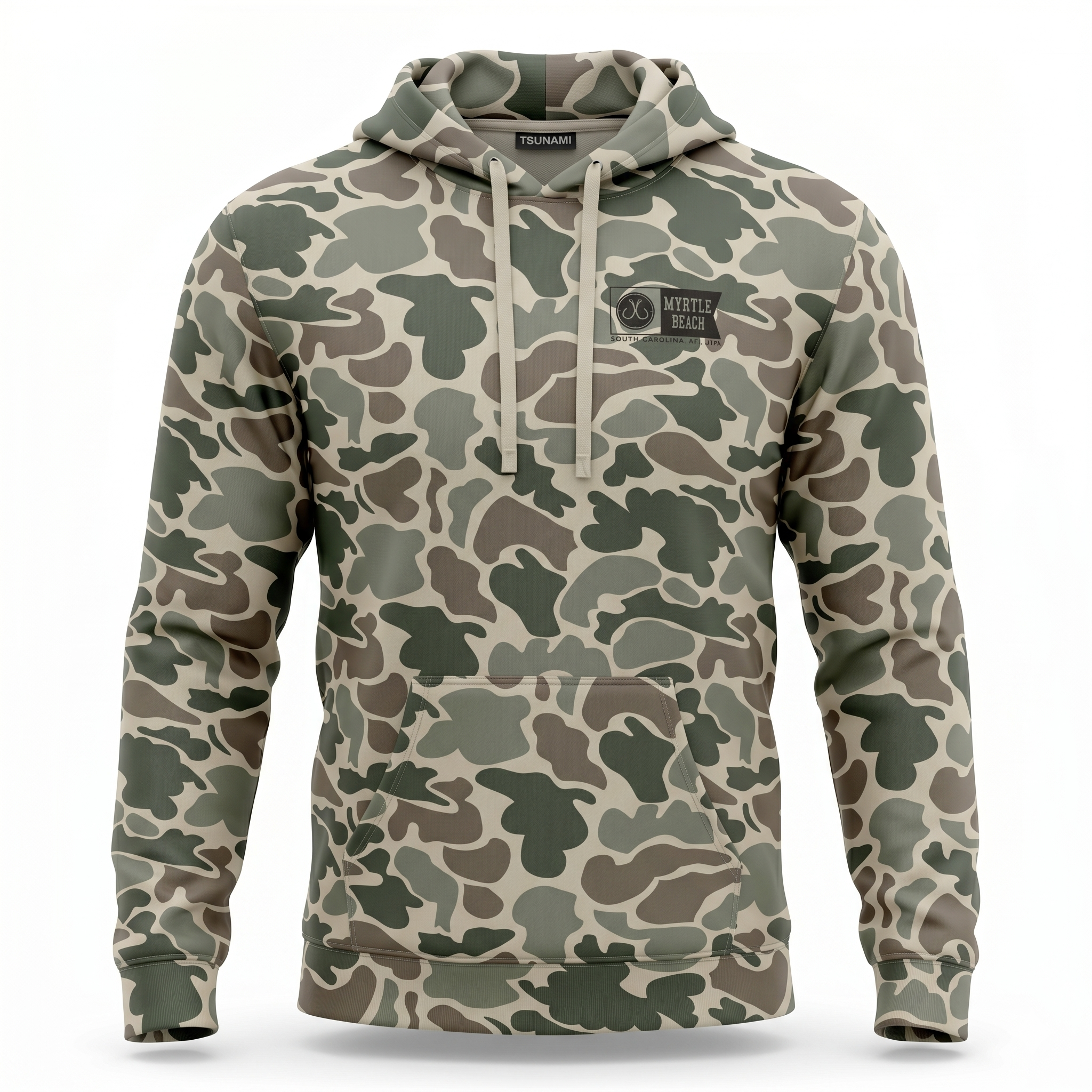 Momentum Desert Camo Hoodie FB Print, Myrtle Beach-Camo