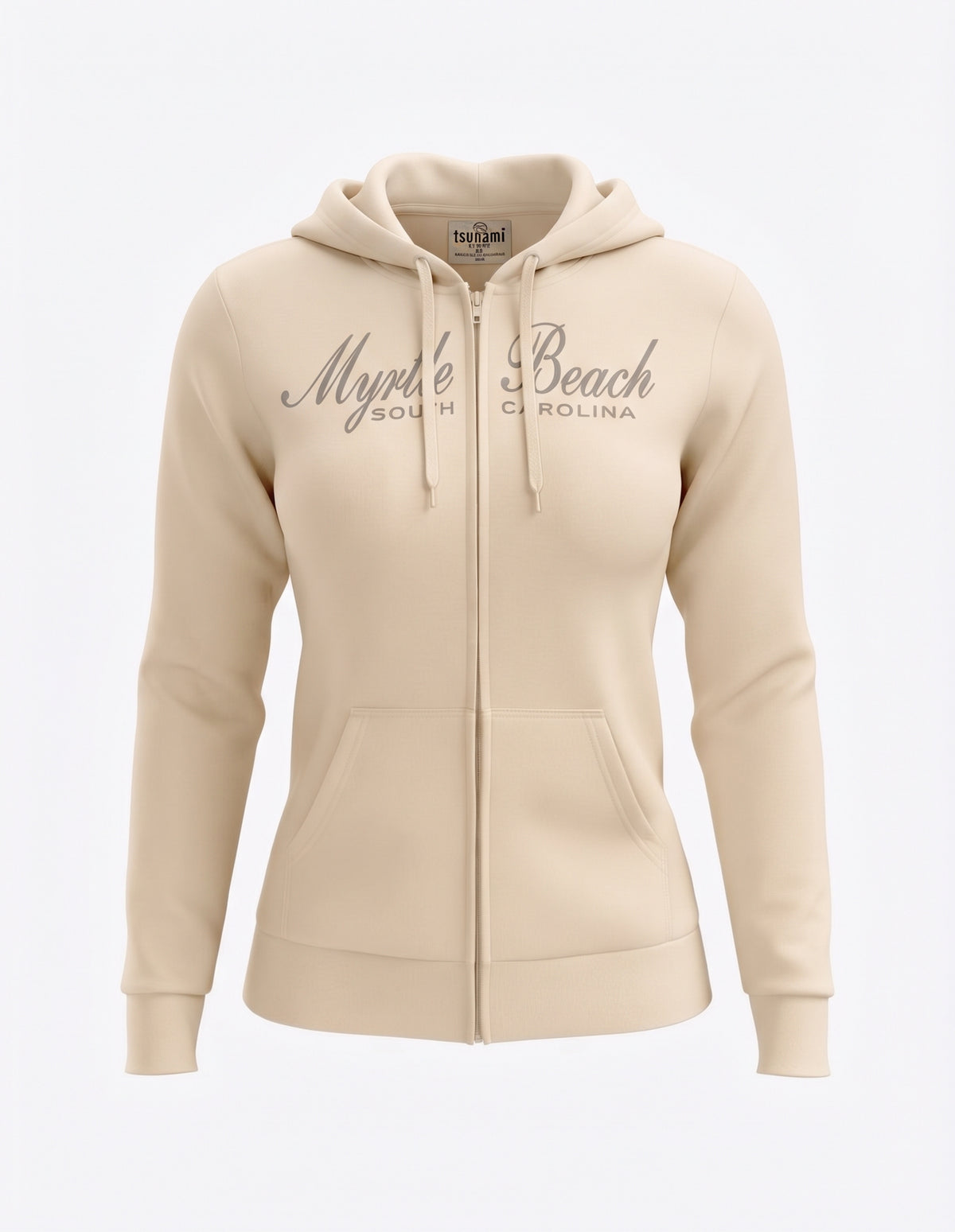 Sand Scuba Full Zipper Hoodie Embroidery Front ,Myrtle Beach