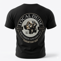 Black Printed Solid AK T-Shirt Myrtle Beach ,Dog Head-Camo