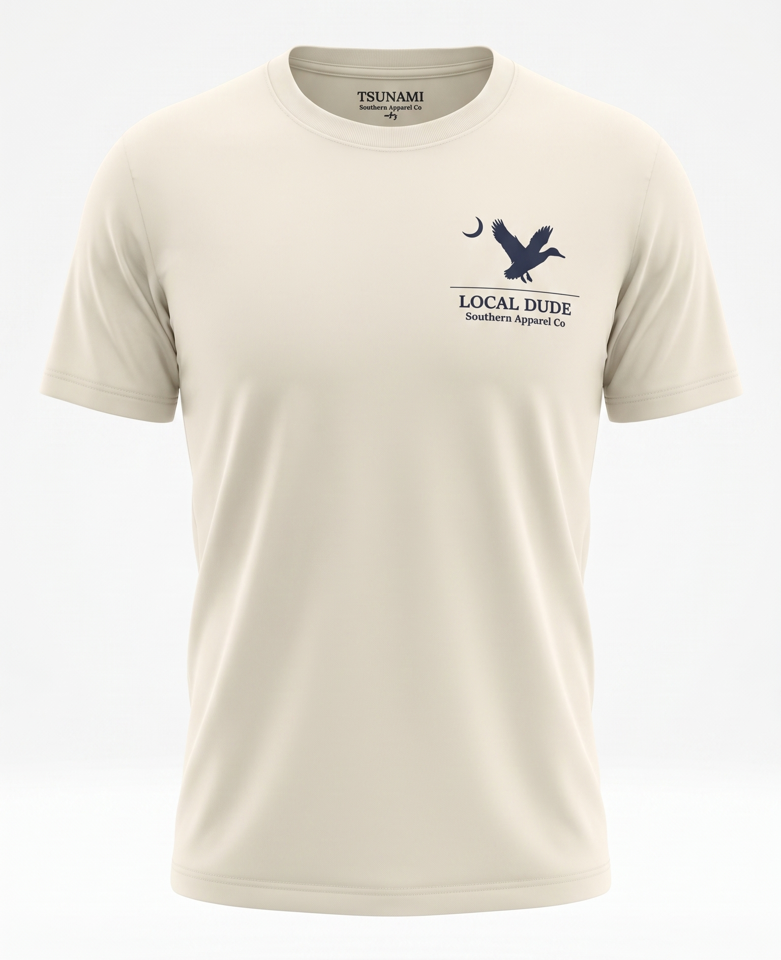 Cream Printed Solid AK T-Shirt Myrtle Beach ,Camo Duck-Camo