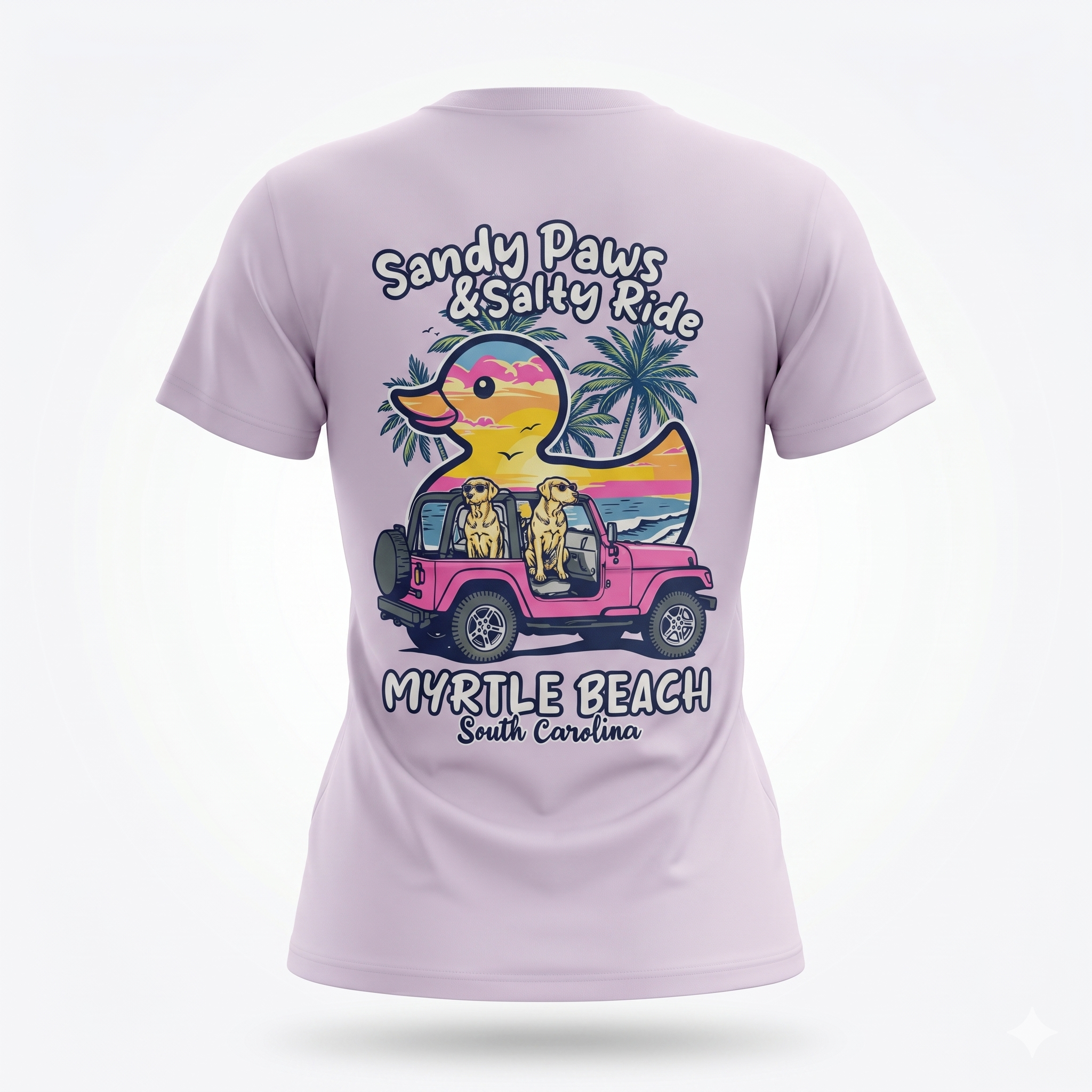 Lavender Fog T-Shirt Printed Solid AK Myrtle Beach, TS06