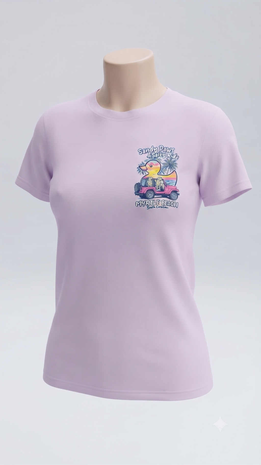 Lavender Fog T-Shirt Printed Solid AK Myrtle Beach, TS06
