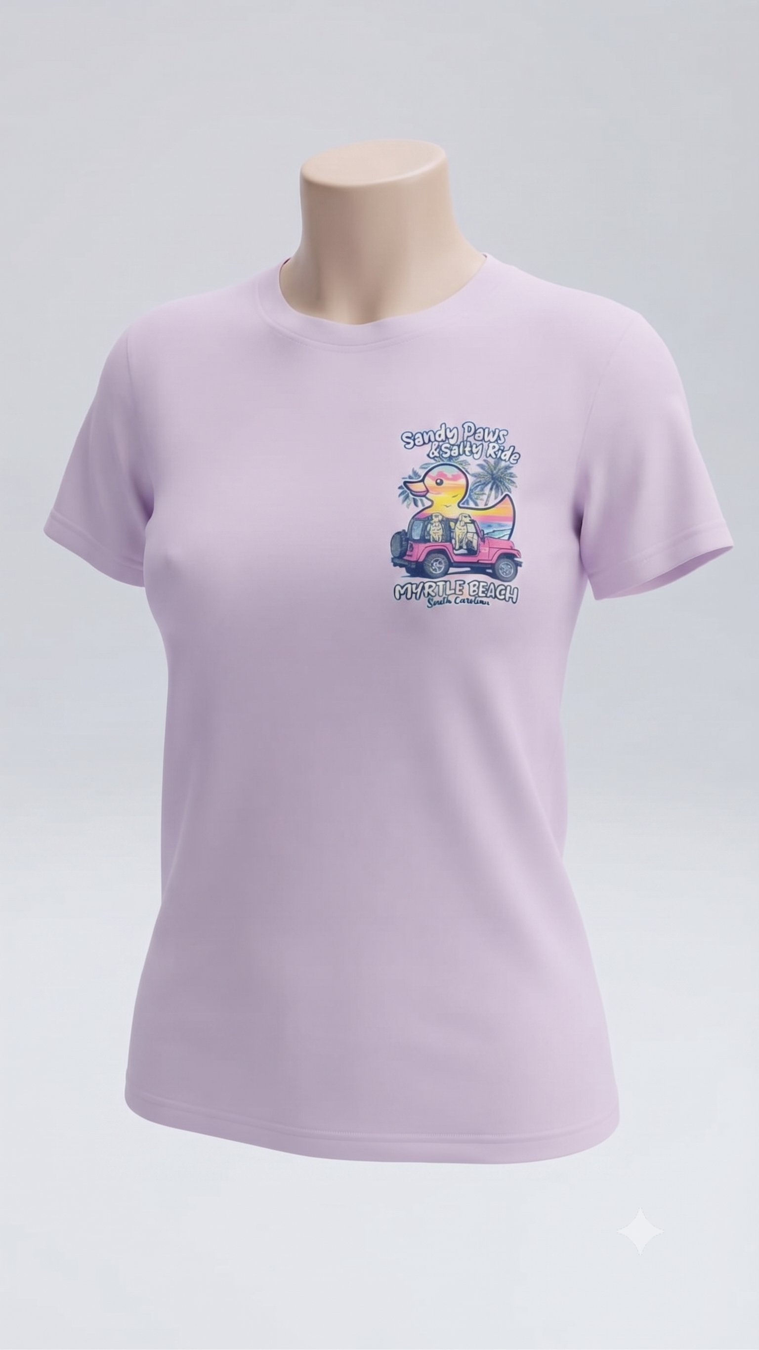Lavender Fog T-Shirt Printed Solid AK Myrtle Beach, TS06