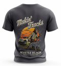 QuickSilver Printed Solid AK T-Shirt Myrtle Beach ,Makin Trucks-MIX