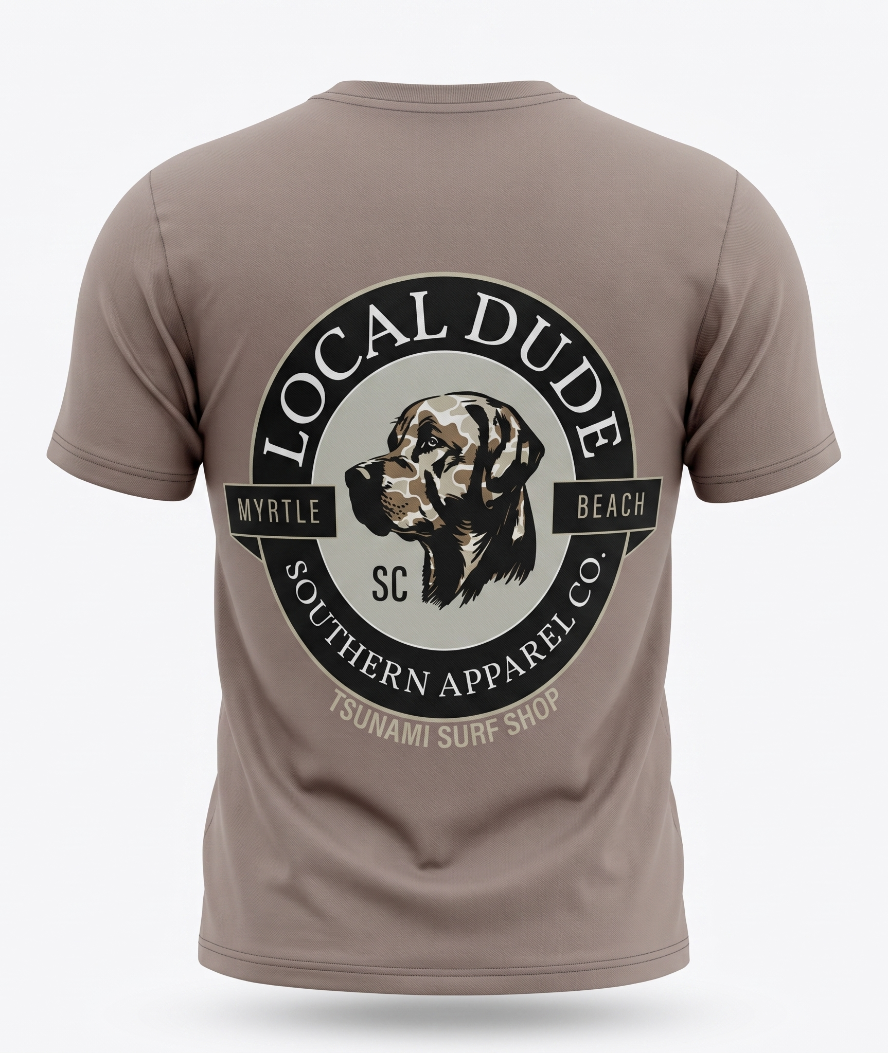 Sphinx Printed Solid AK T-Shirt Myrtle Beach ,Dog Head-Camo