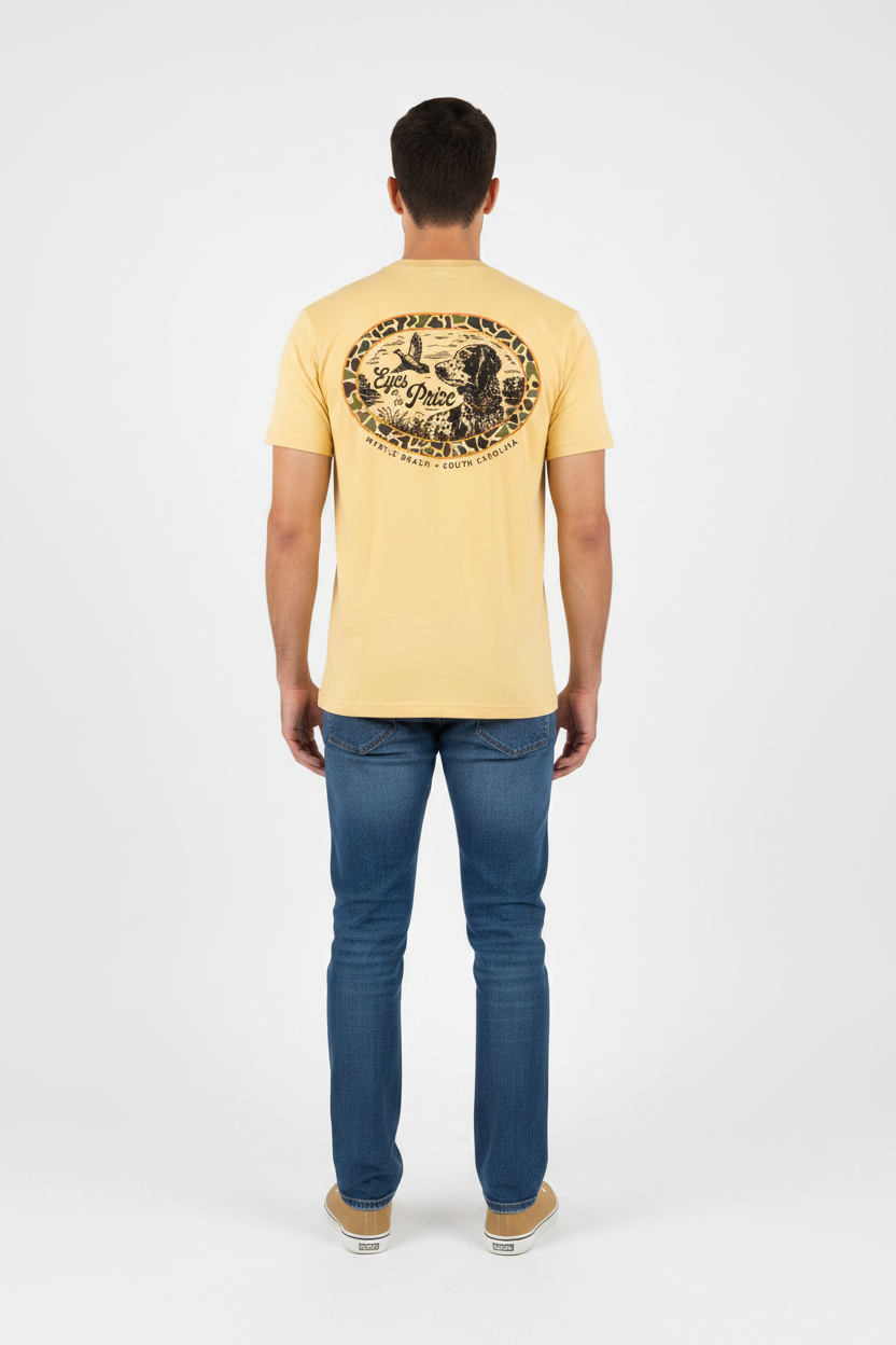 Winter Heat Printed Solid AK T-Shirt Myrtle Beach ,Duck Dog Oval-MIX