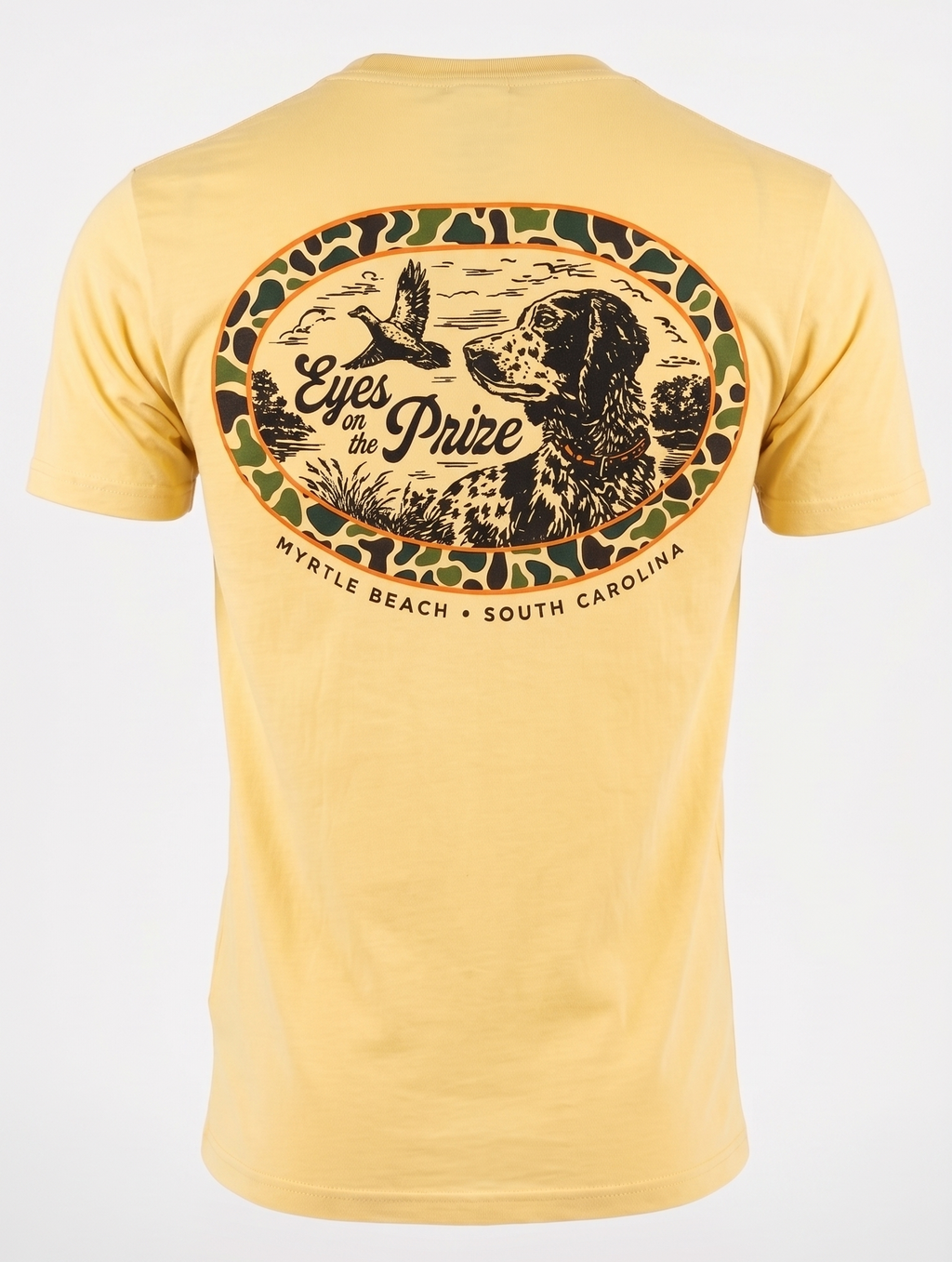 Winter Heat Printed Solid AK T-Shirt Myrtle Beach ,Duck Dog Oval-MIX