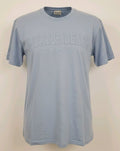 Sky Blue Embroidery Garment Dye T-Shirt Myrtle Beach Applique